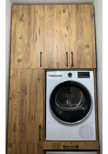 Remora Çamaşır Ve Kurutma Makine Dolabı Kahverengi