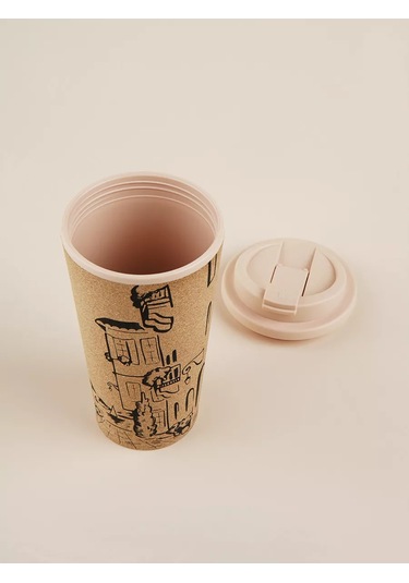 Sl Home Kapaklı "seviilya" Kahve Bardağı 450 Ml 221754143 Bej