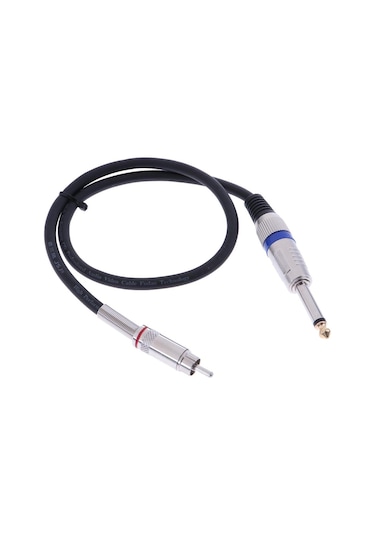Suntek Rca Erkek - 6.35mm Erkek Fiş Mono Ses Aux Konektörü