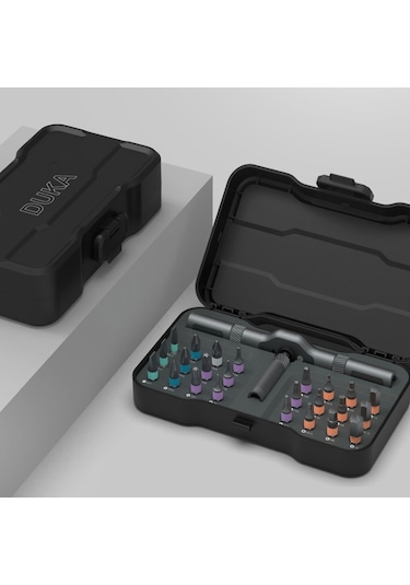 Duka Rs1 Tornavida Seti 24 1 Çok Amaçlı Cırcır Anahtarı