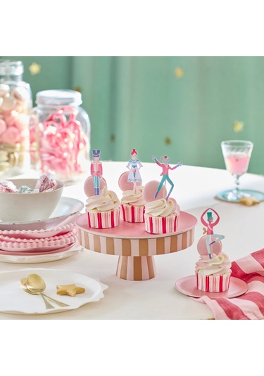 Meri Meri - Nutcracker Cupcake Kiti - 24 Adet