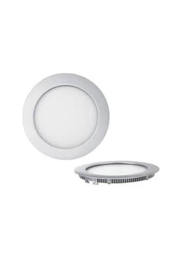 Lunaev 15 W Sıva Altı Yuvarlak Slım Led Panel Açık Bej