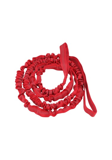 Geeroyoo Kırmızı Nilon Bisiklet Çekme Kordonu - 2.7m Doğal Uzunluk, 4.5m Maksimum Genişleme - Hızlı Kurulum, Taşınabilir Outdoor Aile Kullanımı Bisiklet Çekici Ip Kırmızı