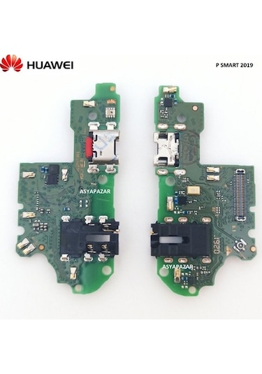 Axya Huawei Uyumlu P Smart 2019 Şarj Bordu Mikrofon Soketi Pot-Lx1