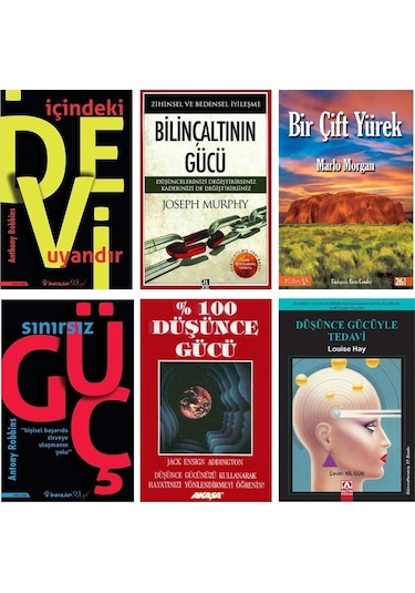Set - En Çok Okunan En Güçlü Kişisel Gelişim Seti 6 Kitap