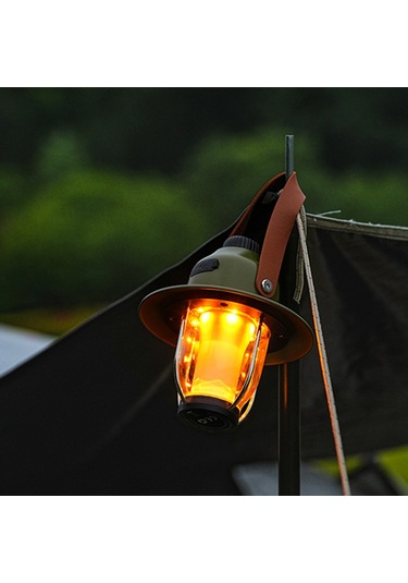 Kamp Çadırı Işık Taşınabilir Led Kamp Fener Su Geçirmez Yeşil Yeşil