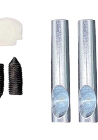 Suntek Klozet Oturağı Vidası 400kg Yük Kapasitesi Donanımı Uzatılmış Yan Montajlı