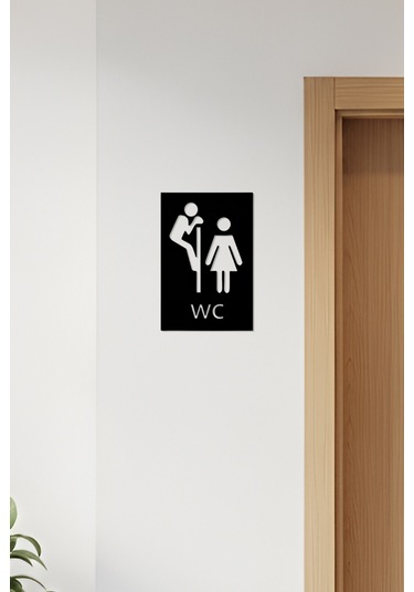 Wc Tabelası, Tuvalet Levhası, Kadın Erkek Tabela, Yönlendirme Levhaları 50