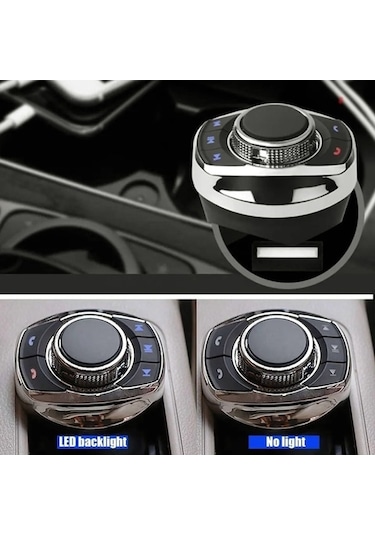 Ebitda Çok Fonksiyonlu Araba Bardak Tutucu Kablosuz Düğme Direksiyon Düğmesi Işıklı Uzaktan Kumanda Pratik Araba Aksesuarı Araba İçin Otomobil İçin