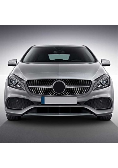 Mercedes W176 A Class 2013-2015 Uyumlu Yedek Parça Panjur Diamond Gri