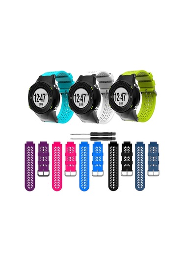 Garmin-approach S4/s2 Vivoactive-zy İçin Yumuşak Silikon Yedek Saat Kayışı Bilek Kayışı Nefes Alabilir Spor Saat Bilekliği