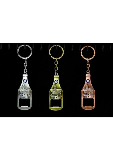 Kenpazar Metal Galata Kulesi Anahtarlık Açacak Çok Renkli