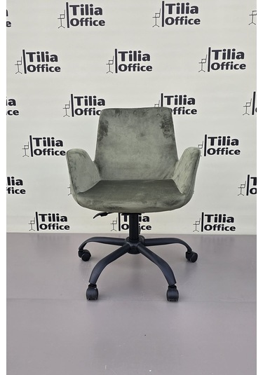 Maki Çalışma Ve Çocuk Koltuğu Siyah Yonca Ayak Yeşil