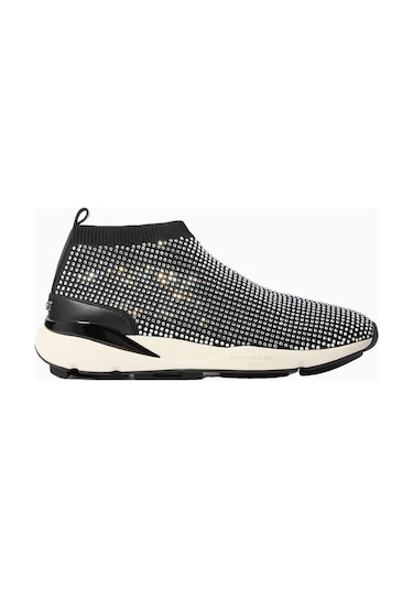 Kurt Geiger Crystal Runner Taşlı Lüks Kadın Sneaker Siyah