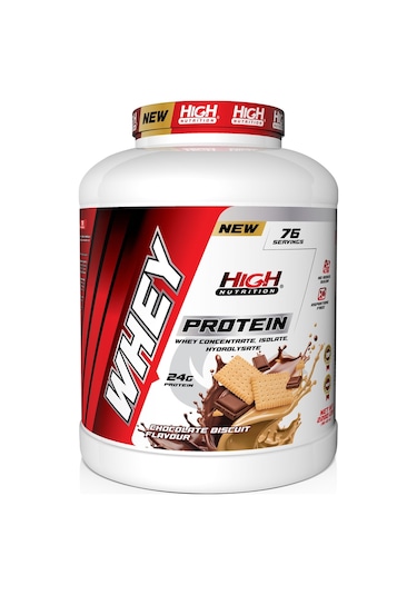 Protein Tozu 2280 Gr Çikolata Bisküvi Aromalı Whey Protein 24 Gram Protein 76 Servis