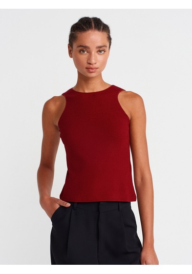Dilvin 21129 Kolsuz Top-açık Bordo Açık Bordo