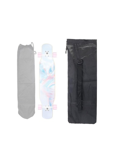 Pazly Suntek Su Geçirmez Longboard Ve Kaykay Çantası Balık 122x38cm Siyah Siyah