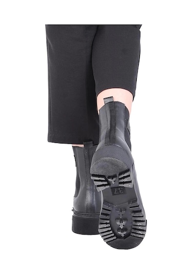 M.p. 242-2206 Zn Kadın Siyah Bot-siyah Siyah