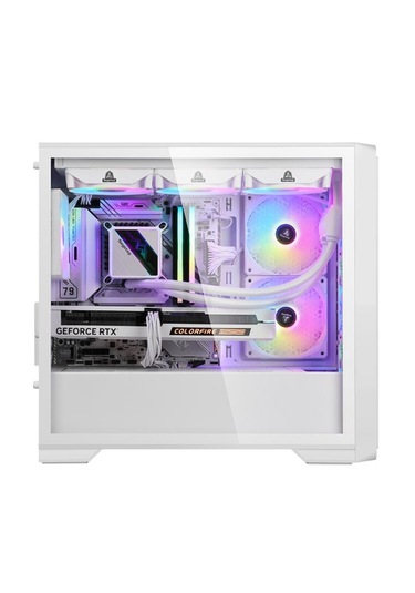 Segotep Radiant Beyaz 750w 80+ Bronze Midi Tower Kasa