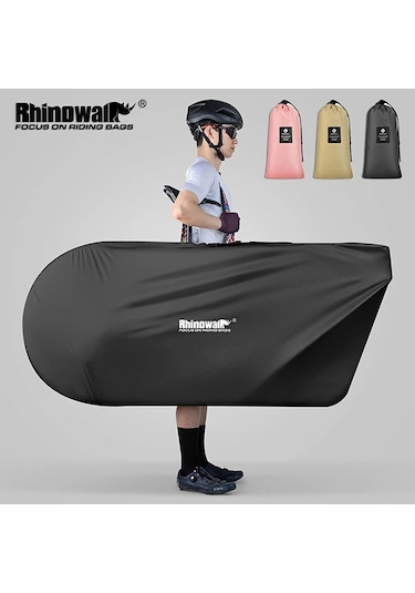 Willowhaven Rhinowalk 27 Inç Mtb Veya 700c Yol Bisikleti İçin Pembe Taşıma Çantası Hafif Bisiklet Koruma Kılıfı Ahşap
