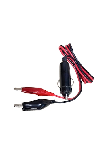 12v Krokodil Uç Kablo Araç Çakmak Fiş Kablosu Oto Çakmaklık Fişi