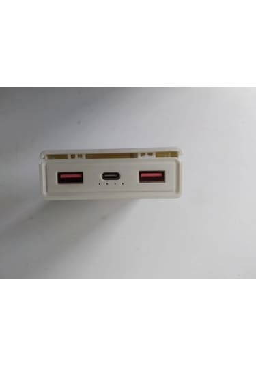 Altılı 18650 Pil Uyumlu Boş Power Bank Kutusu 5v/2.1a Pilsiz Beyaz