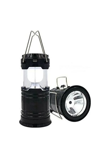 Kenpazar Solar Şarjlı Güneş Enerjili Fan Kamp Feneri Güneş Paneli Kamp Şarjlı Işıldak Usb Şarj