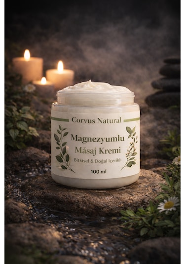 Corvus Natural Magnezyumlu Masaj Kremi 100 ML