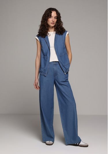 Colin's Colins Regular Fit Kadın Mid İndigo Denim Yelek Cl1081427 Q1.v1 Dn45031