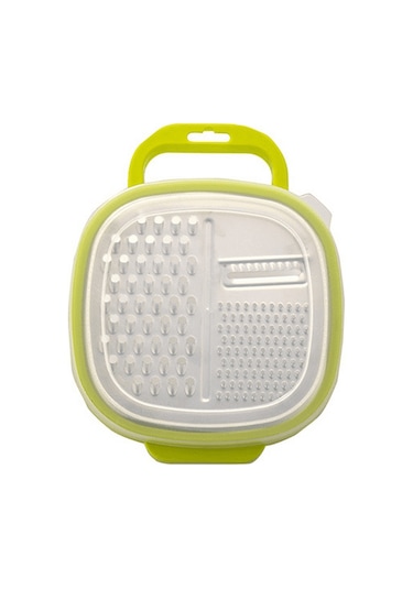 Padalink Yeşil Abs+430 Paslanmaz Çelik Mutfak Peynir Rendesi, Hızlı Temizlenir, Kapaklı Depolama Kapsülü İçerir Yeşil