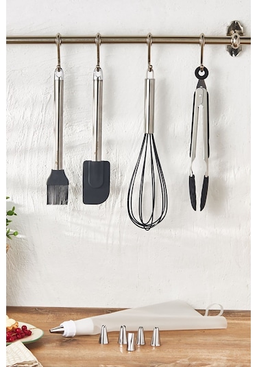 Karaca  Cake 10 Parça Pasta Servis Gereci Black