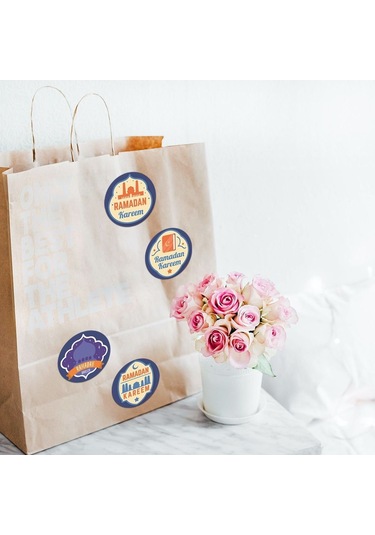 10 Yaprak Eıd Mubarak Etiket Mühür Etiketleri 10 Yaprak C 10 Yaprak C Diğer