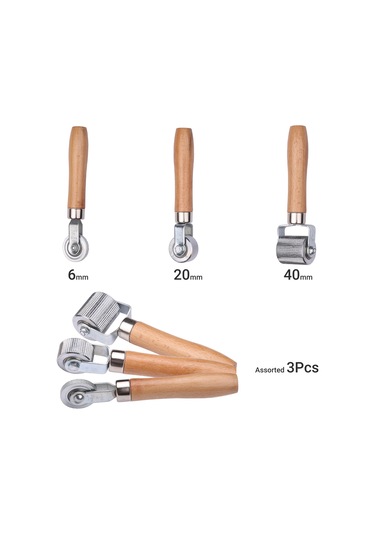 Ahşap Saplı Lastik Yama Silindiri 6mm / 20mm / 40mm