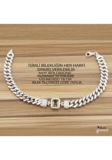 925 Ayar Gümüş Zultanıt Baget Gurmet Bileklik