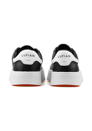 Lufian Adel Unisex Hakiki Deri Günlük Ayakkabı Siyah Siyah