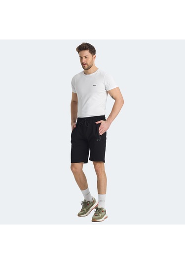Slazenger OVER 2 li Set Erkek  Siyah - Gri Şort