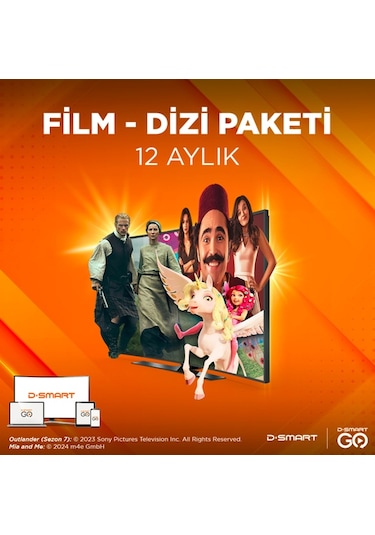 D Smart Go Film Dizi Paketi 12 Aylık