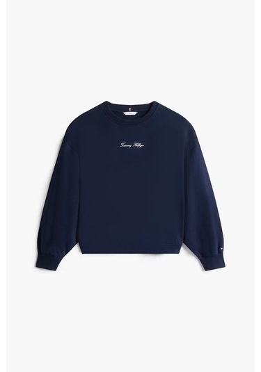 Kadın Regular Fit Bisiklet Yaka Sweatshirt - Lacivert Dark Night Navy