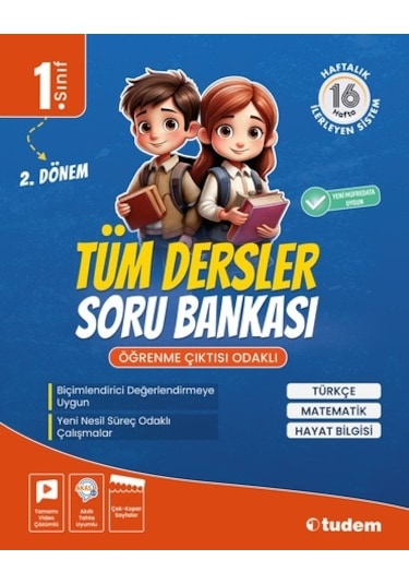 Tudem 2026 1. Sınıf 2. Dönem Tüm Dersler Soru Bankası