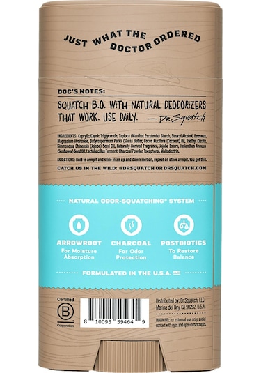 Dr. Squatch Coconut Castaway Alüminyumsuz Stick Deodorant 75gr