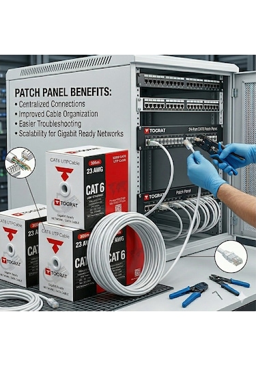 305m Cat6 Cat 6 Kablo - 23 Awg - Ethernet İnternet Kablosu Cat 6e 39215218