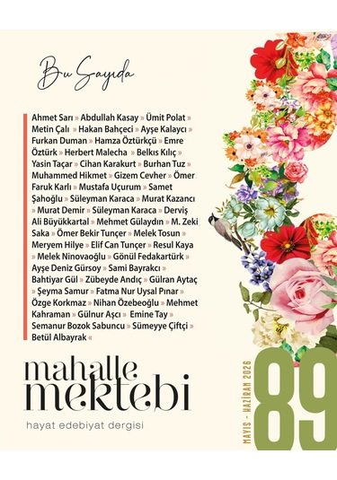 Mahalle Mektebi Dergi 89.sayı Mayıs-haziran 2026