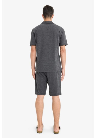 Defacto Kısa Kollu 2li Takım F7381ax25hsar198 Antrasit