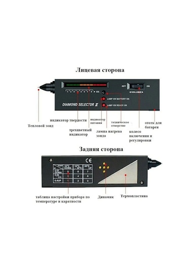 Diamond Selector Elmas Aurekliliği Test Cihazı Diamond Selector 2 Iı 91031547 Siyah
