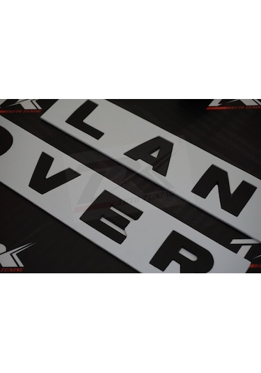 Land Rover Kaput Ve Bagaj Yazı Mat Siyah
