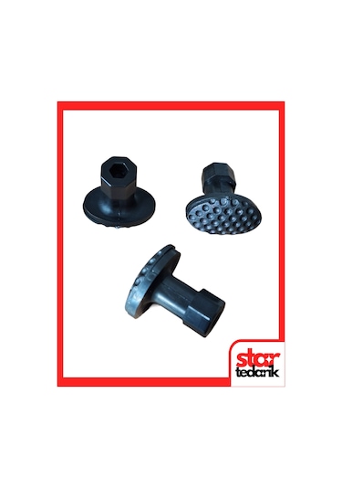 Pdr Boyasız Göçük Düzeltme Plastiği Siyah Elips 25x16 Mm - D. N6 - Siyah