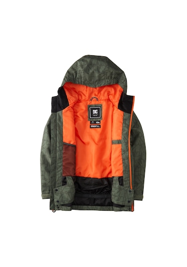 Dc Basıs Prınt Youth Jacket Yeşil