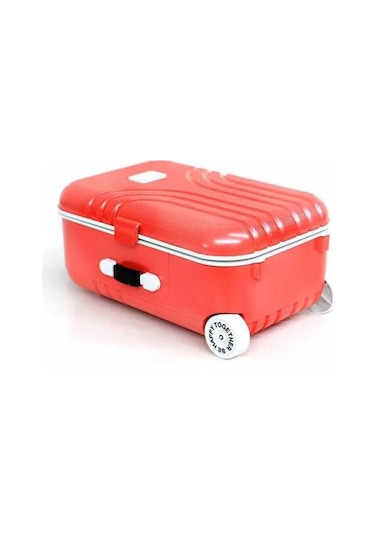 Mobgift Bavul Kurmalı Müzikli Takı Kutusu Pembe