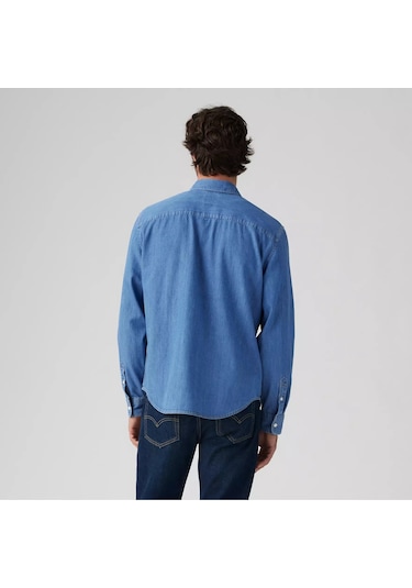 Levi's Erkek Authentic Button-down Mavi Gömlek - A7210-0025 Mavi