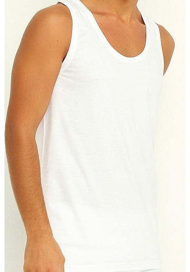 Yıldız 74 Erkek Modal Atlet Beyaz